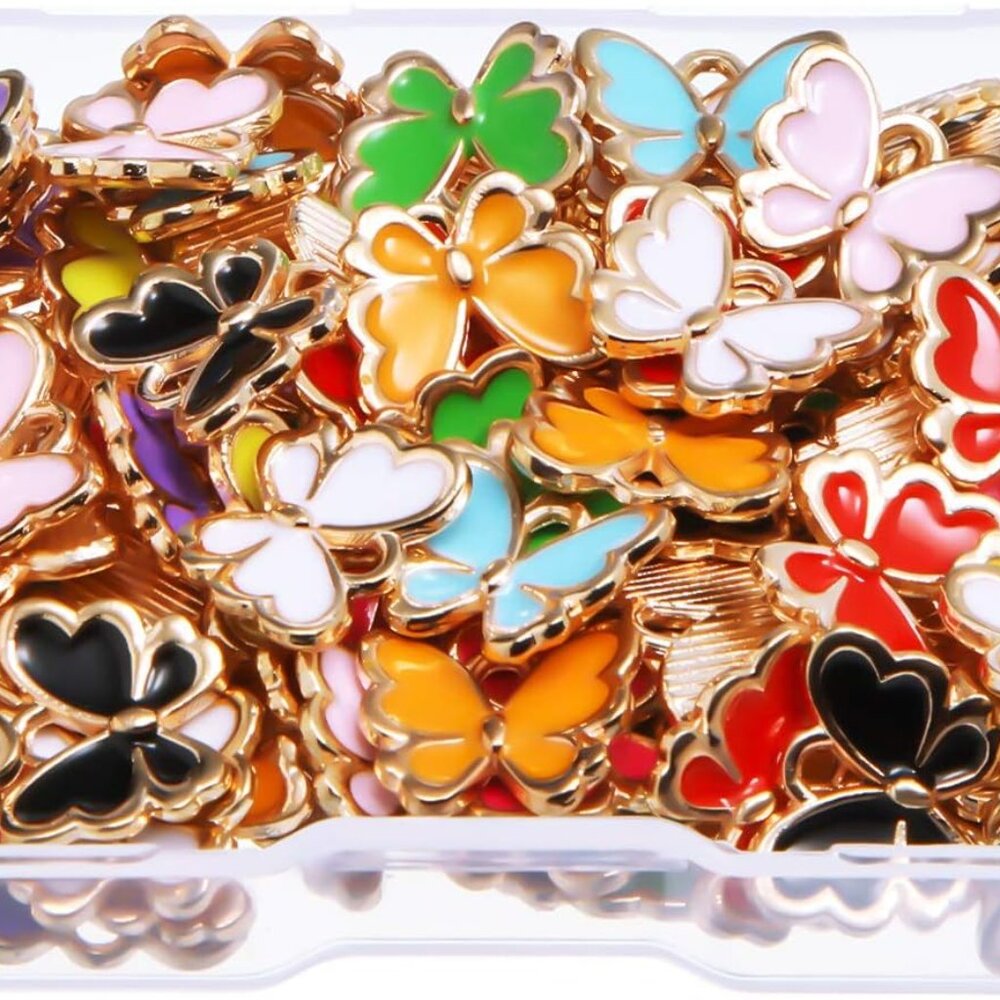 Butterfly Charms for Jewelry Making DIY Supplies - Picture 5 of 7